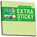 Bloček samolepicí Stick´n Extra Sticky 76x76 mm, zelený