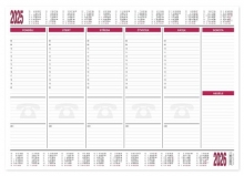 Mapa plánovací A2 na stůl 2025- 2026