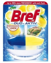 Závěs na WC Bref DuoAktiv, 50 ml, Lemon