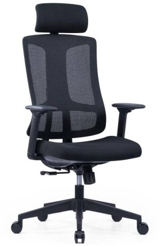 Židle kancelářská Slide, hlavová opěrka, černá