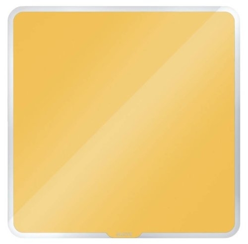 Leitz Tabule magnetická skleněná COSY - 45 x 45 cm / teplá žlutá