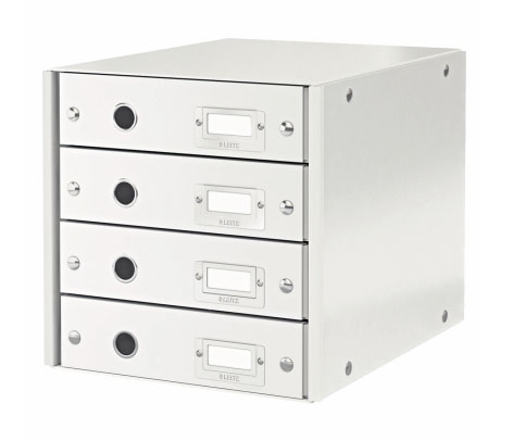 Leitz Click&Store zásuvkový box se 4 zásuvkami bílý 60490001